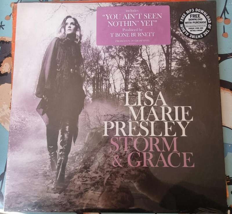 Lisa Marie Presley LP - Storm & Grace - Sealed / Never been played / Mint - B0016822-01