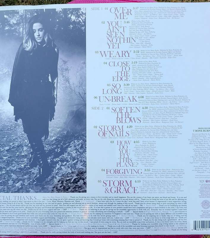 Lisa Marie Presley LP - Storm & Grace - Sealed / Never been played / Mint - B0016822-01