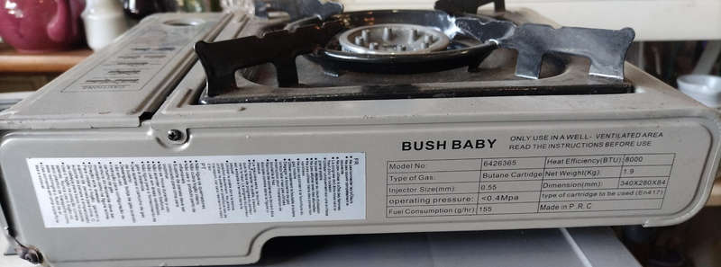 Bush baby butane camping stove(excludes the canister)