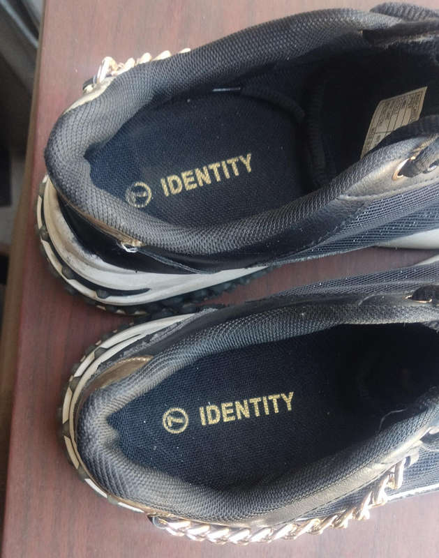 Pair of hardly used Identity size 7 Sneakers