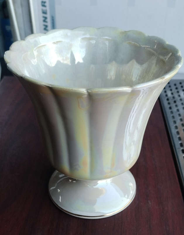 Beautiful mother of pearl mini vase