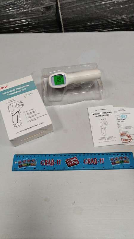 Infrared thermometer. Batteries not included