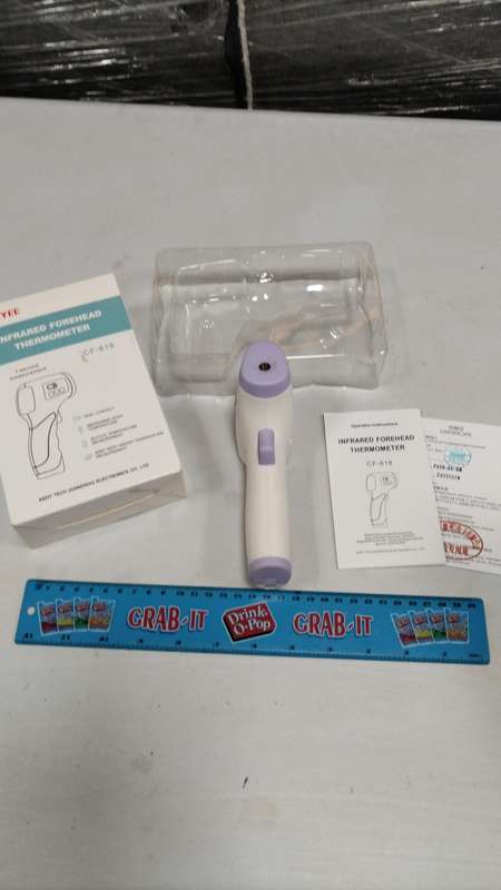 Infrared thermometer. Batteries not included
