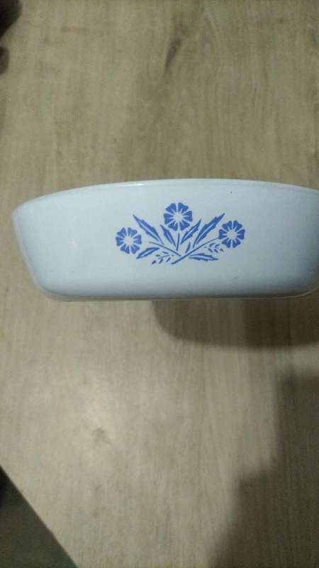 Corning Ware - 6.5" Sauce Pan/Skillet Blue Cornflower - P-83-B - No Lid