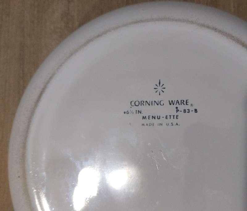 Corning Ware - 6.5" Sauce Pan/Skillet Blue Cornflower - P-83-B - No Lid
