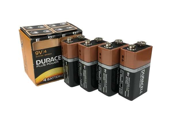 Duracell 9Volt rectangular battery blisterpacked