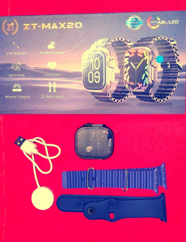 ZT-MAX20 Ladies and Mens Smart watch with 2 straps