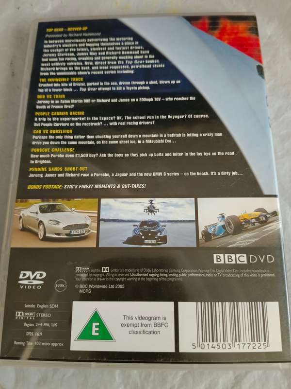 3 x top gear dvd