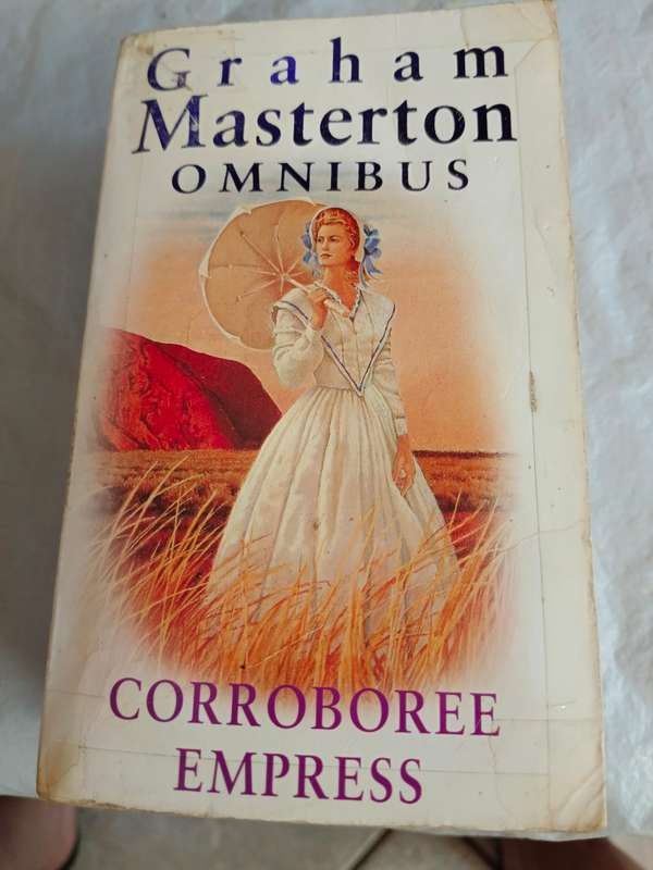 2 x books Graham Masterson Omnibus Rich Solitaire and Corroboree Empress