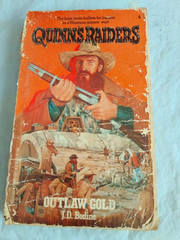 6 x western books in series Quinraiders by J D Bodine