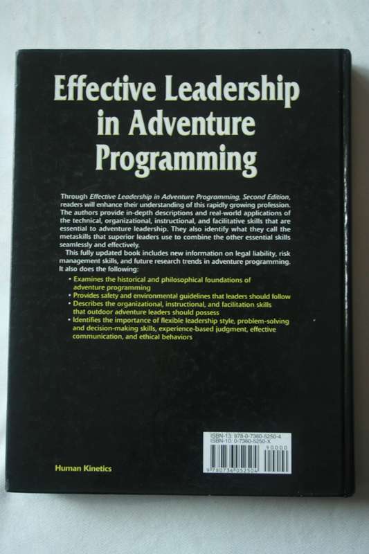 Effective Leadership in Adventure Programming