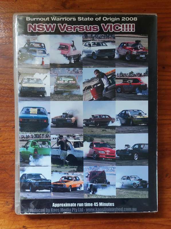 Burnout Warriors Motorvest - V8 Burnout Festival Dvd