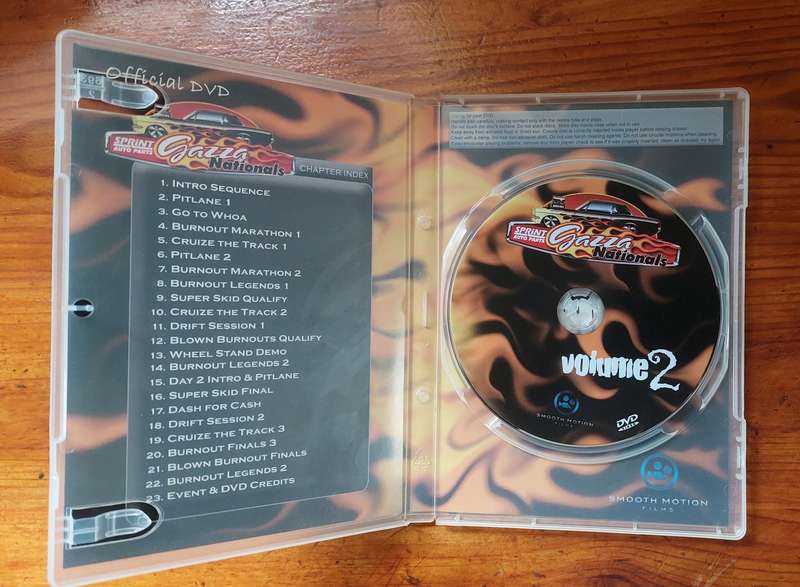 Gazza Nationals Vol 2 - V8 Burnout Festival Dvd