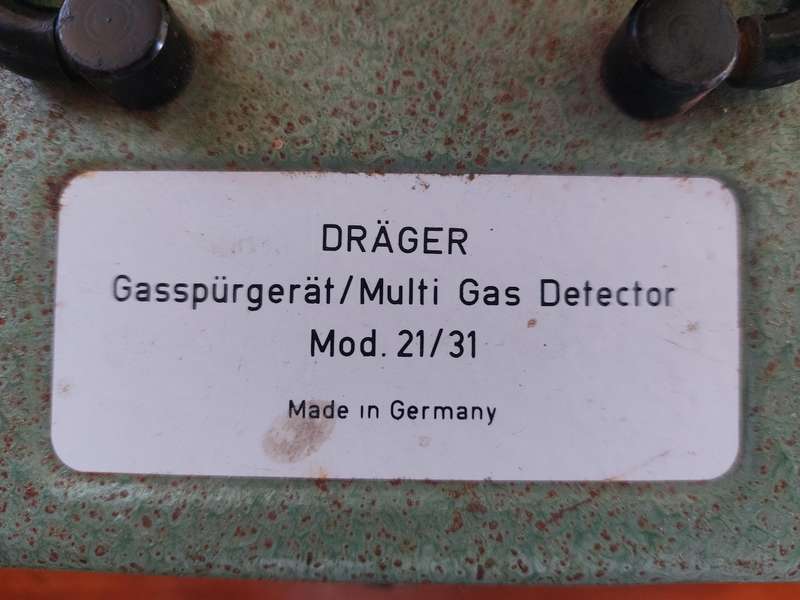 Vintage Drager multi-gas detector 21/31 (CASE ONLY - NO KIT)