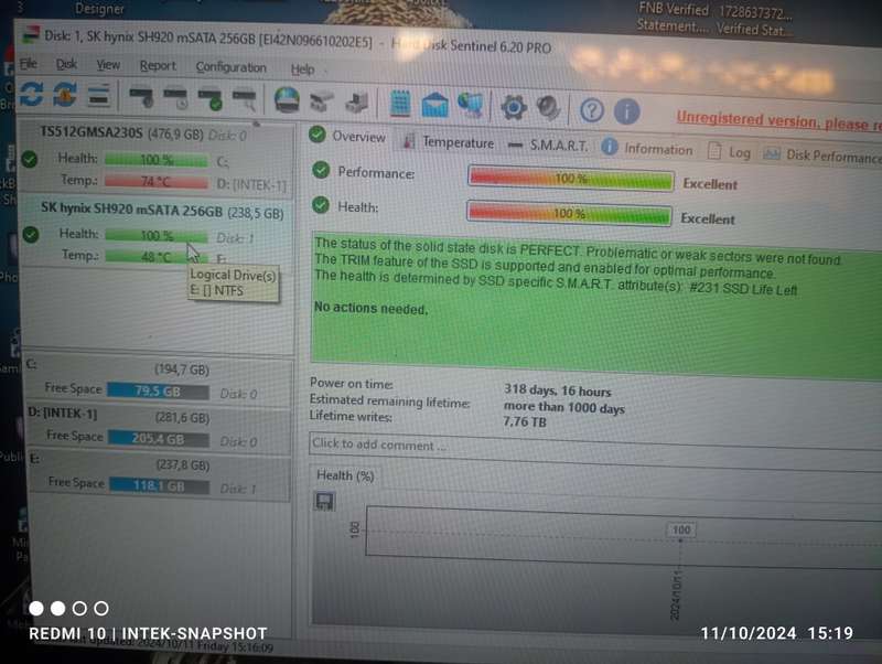 Msata Ssd 256GB