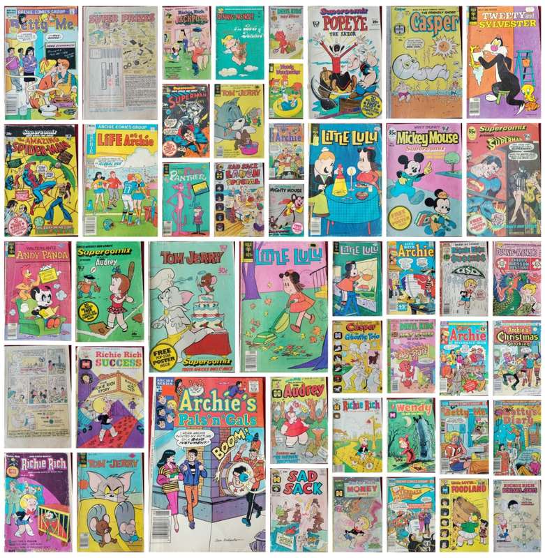 Collection of 47 Comic Books