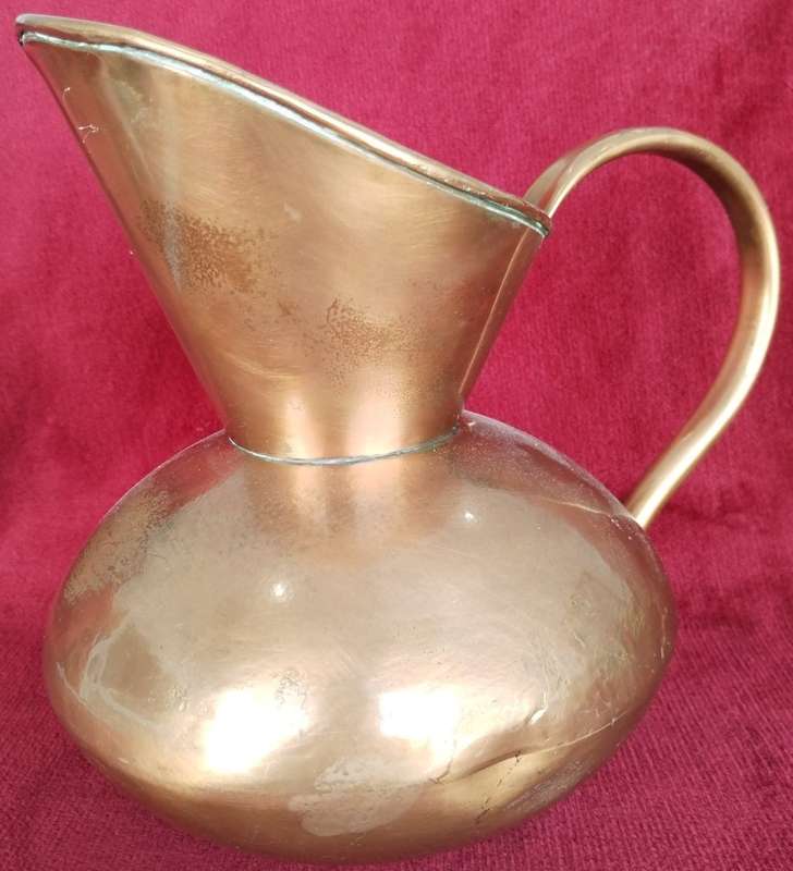 Vintage De Klerk Original Red Copper Jug