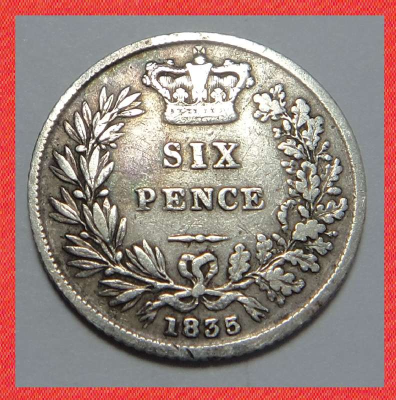 Crazy R1 Start! Great Britain 6-Pence 1835