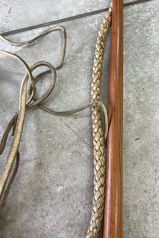 Leather Cattle Whip