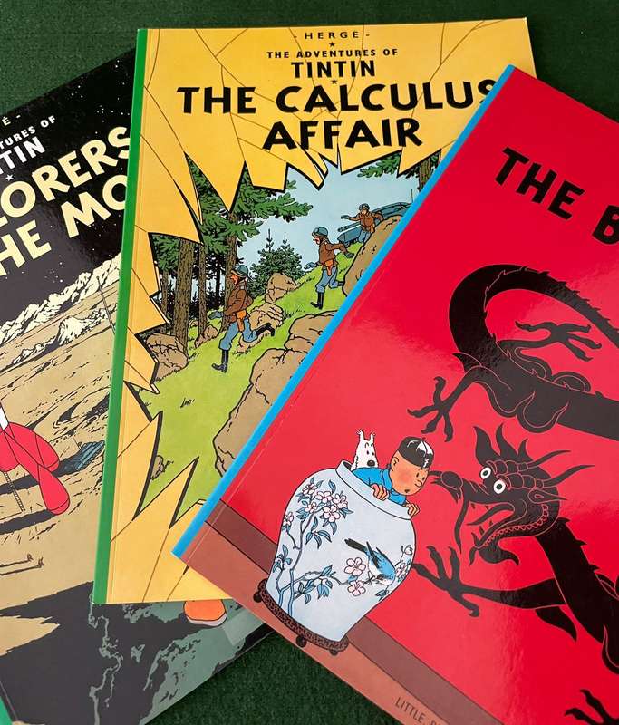 Tintin Books - x 3