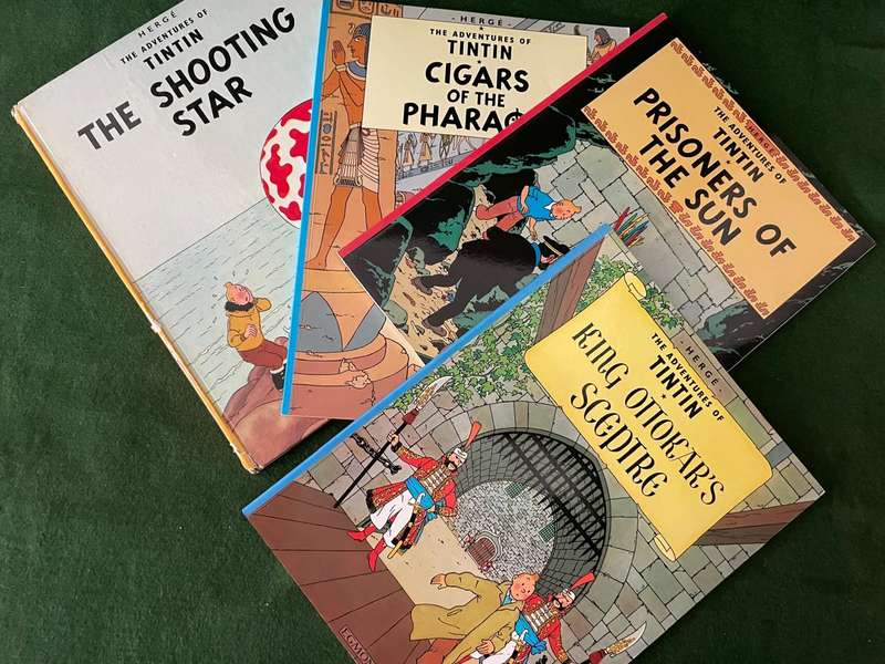Tintin Adventures - 4 editions - good condition