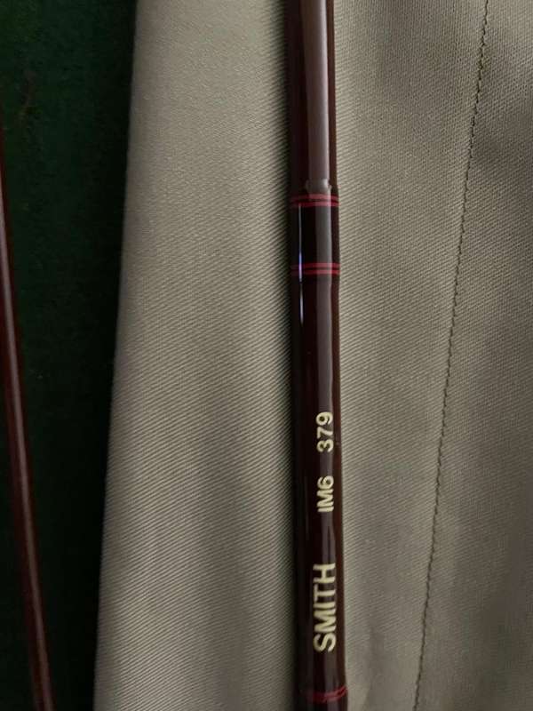 Flyfishing Rod : 2 piece Flyfishing Rod : Smith Design IM6 379 - its in good condition