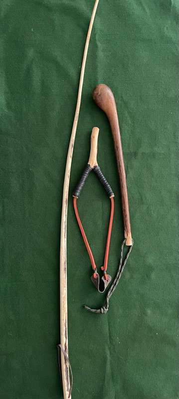 Hippo Rawhide Sjambok / "Ketty & Knobkierrie"