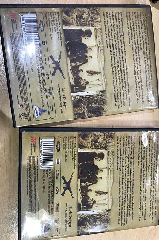 Border War DVD : Bush War Vol 1 & 2 : The Original Border War - narrated by Ruda Landman