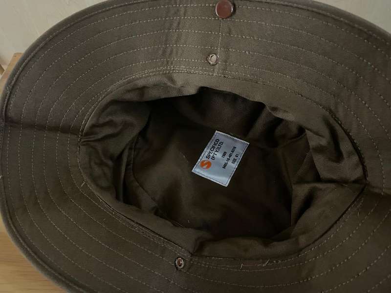 SADF Bush / Bos Hoed : **Border War : 1980s SADF Nutria Bush Hat Size: 61