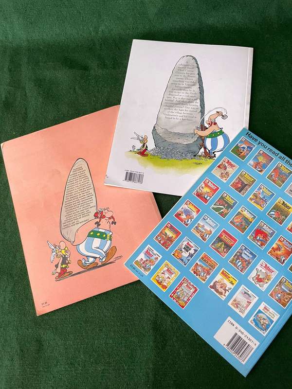 Asterix & Obelix Books - 3 editions - all in really good condition