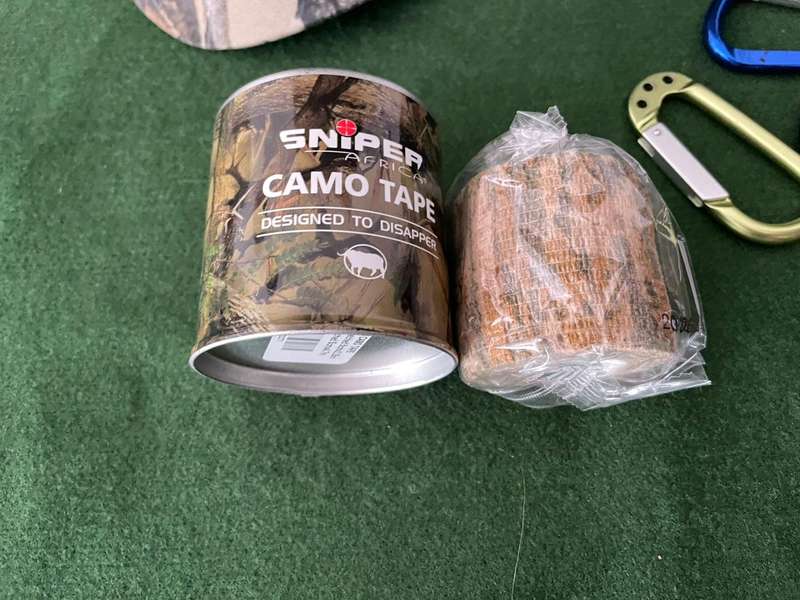 Shooting Job Lot : Gloves / Camo Tape / Sniper Peak Hat and other - take a look