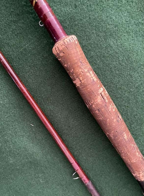 Flyfishing Rod : OLD "Antique look"  two piece flyfishing rod - nice collectors piece