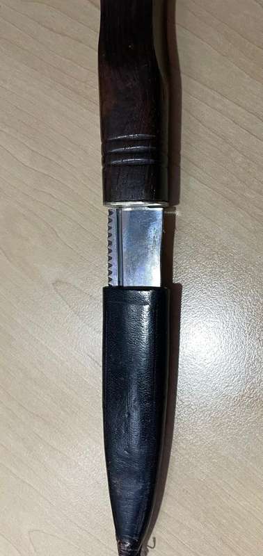 Scottish Sgian Dubh  - with leather sheath