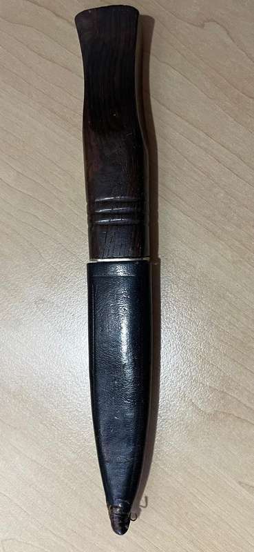 Scottish Sgian Dubh  - with leather sheath