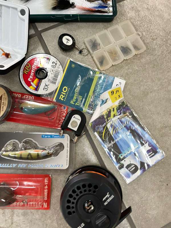 Flyfishing items  : its a Dream - Job lot of all sorts of fishing things - great condition