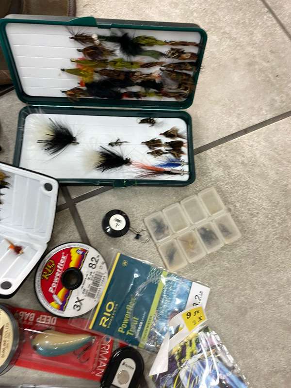 Flyfishing items  : its a Dream - Job lot of all sorts of fishing things - great condition