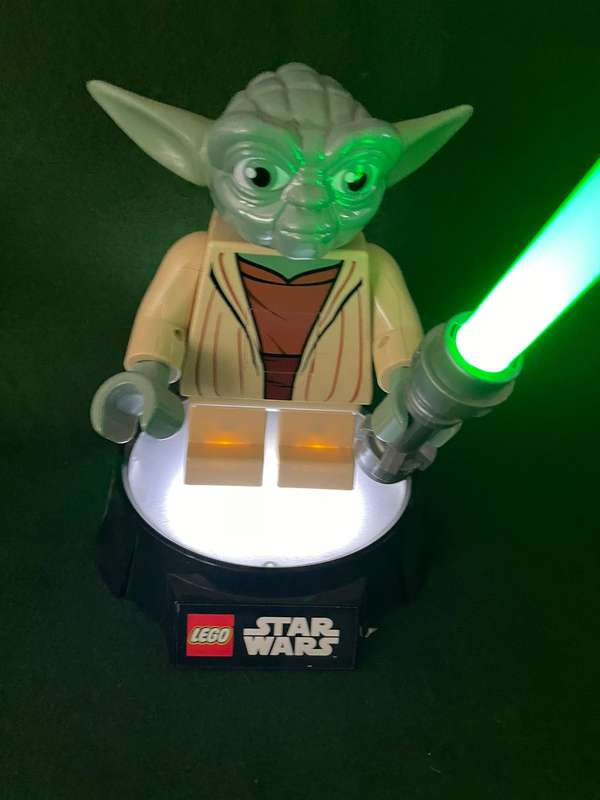 Lego Star Wars  : Master Yoda Lamp : Very scarce item - in excellent condition - it works