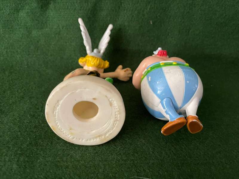 Vintage Asterix & Obelix Figurines : Two Figurines : Both items are Scarce