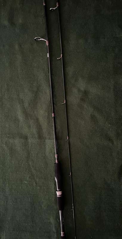 Bass fishing rod : 2 piece Bass Rod Assassin Sabre & medium - 2piece - never been used