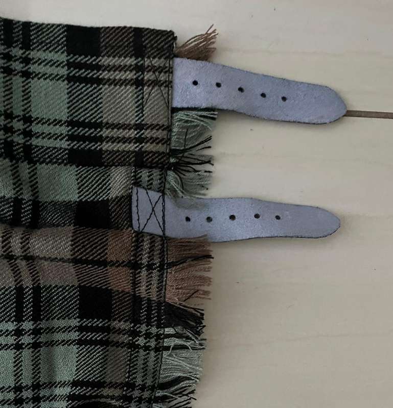 Scottish Kilts : 2 x Value light weight kilts size 38 / 40 waist / 24" length  - great condition