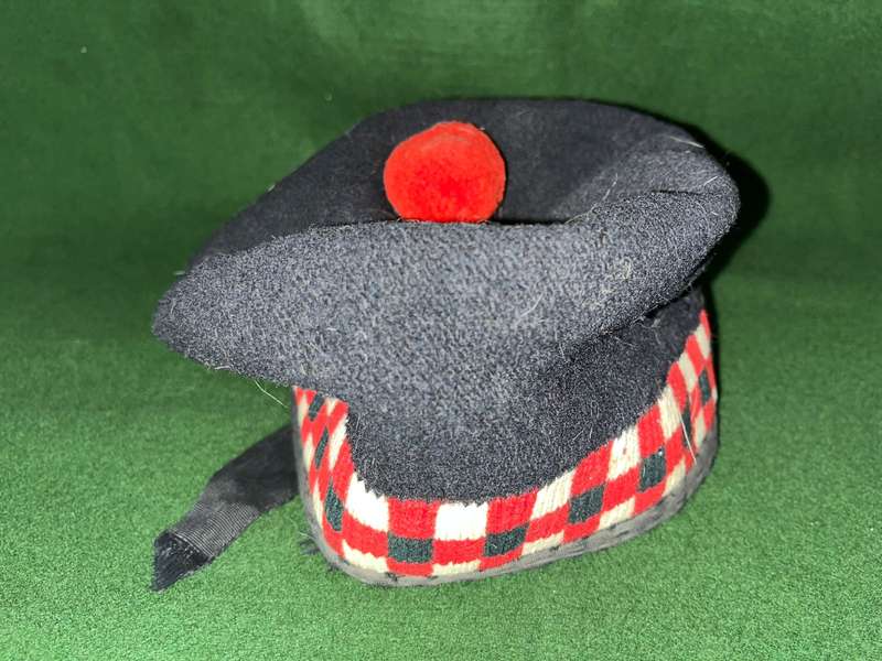 Scottish Balmoral Hat : Late Transvaal Scottish - nice condition for its age