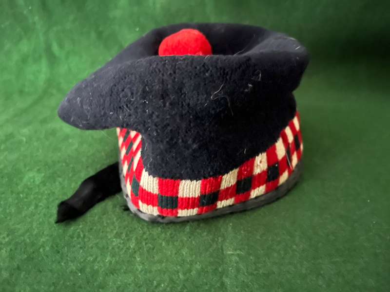 Scottish Balmoral Hat : Late Transvaal Scottish - nice condition for its age