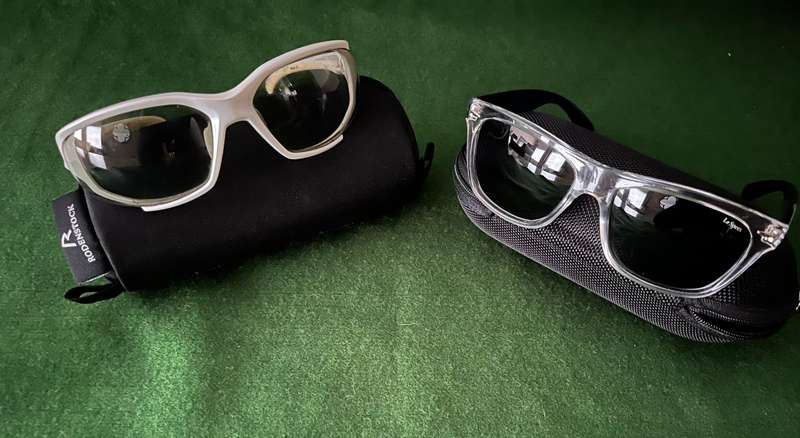 Sports Sunglasses : 2 pairs of running / cycling or any sports - like mew - great condition