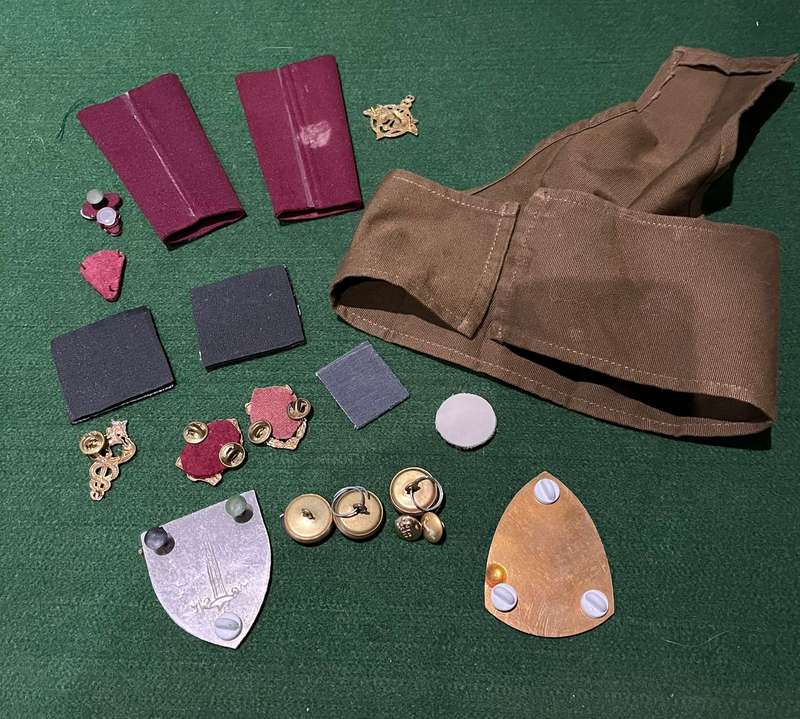 SADF Medic SAMS Job lot : Badges / Rank / Shoulder Flashes - all great condition