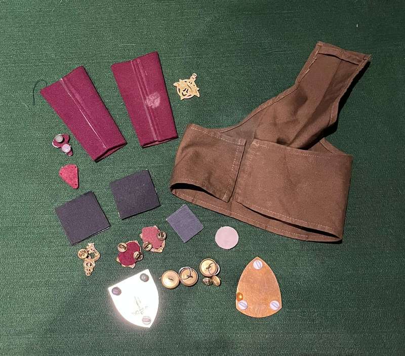 SADF Medic SAMS Job lot : Badges / Rank / Shoulder Flashes - all great condition