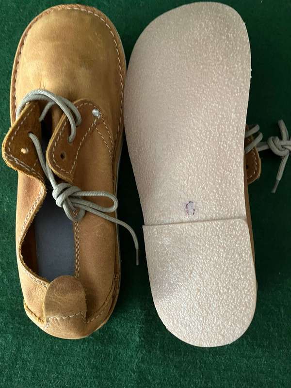 Ladies Leather veldskoen shoes : Brand new never been worn - size 6 - handmade in Namibia