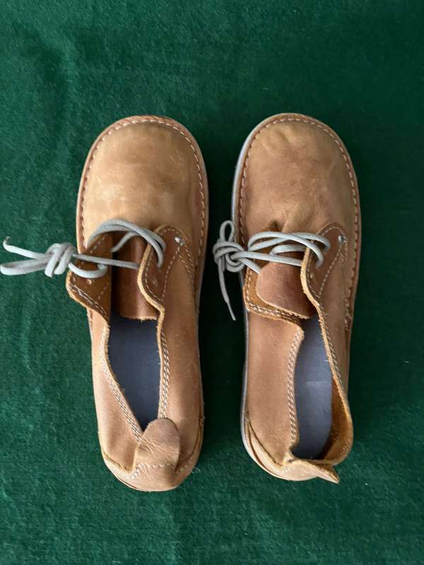 Ladies Leather veldskoen shoes : Brand new never been worn - size 6 - handmade in Namibia