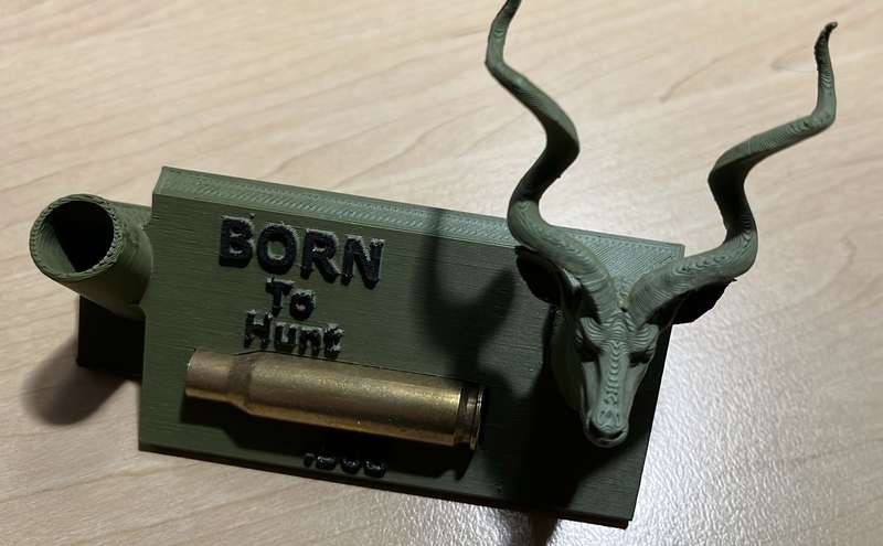 Hunting Pen holder : Pen holder for desk - nice item
