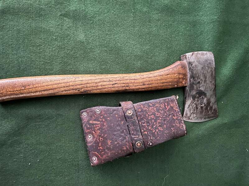 Axe : Beautiful old axe - it has chopped some wood - great condition