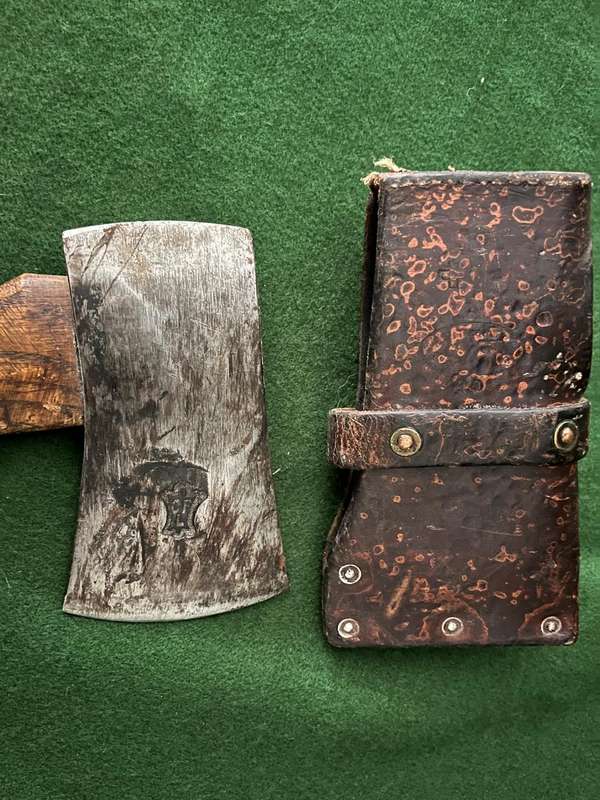 Axe : Beautiful old axe - it has chopped some wood - great condition